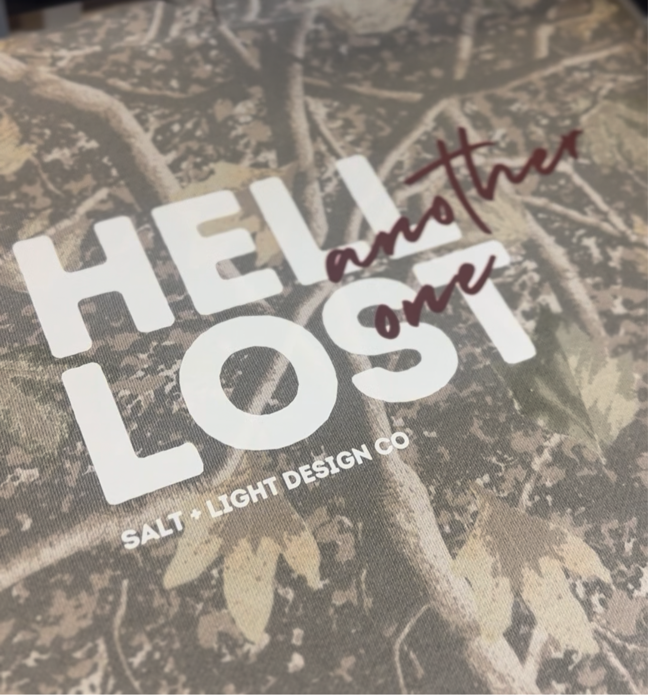 Hell Lost Another One - Camo Hoodie