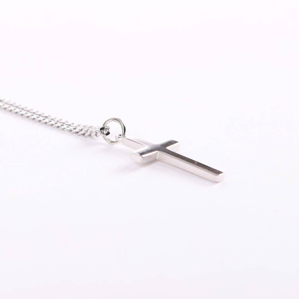 Necklace Cross - Sterling Silver - 20"
