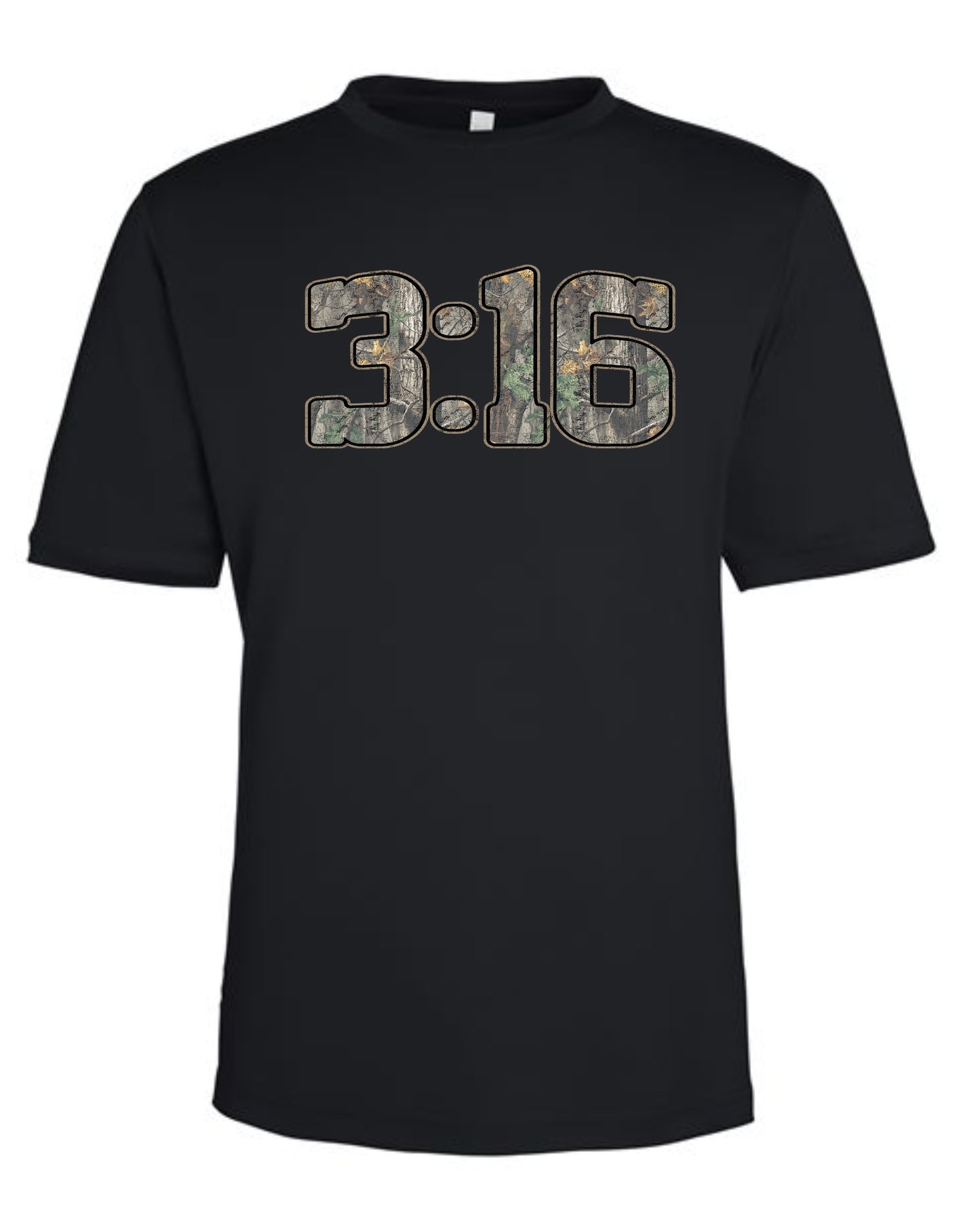 Christian Graphic Tee “3:16 Performance Tee Shirt | Faith-Based Apparel