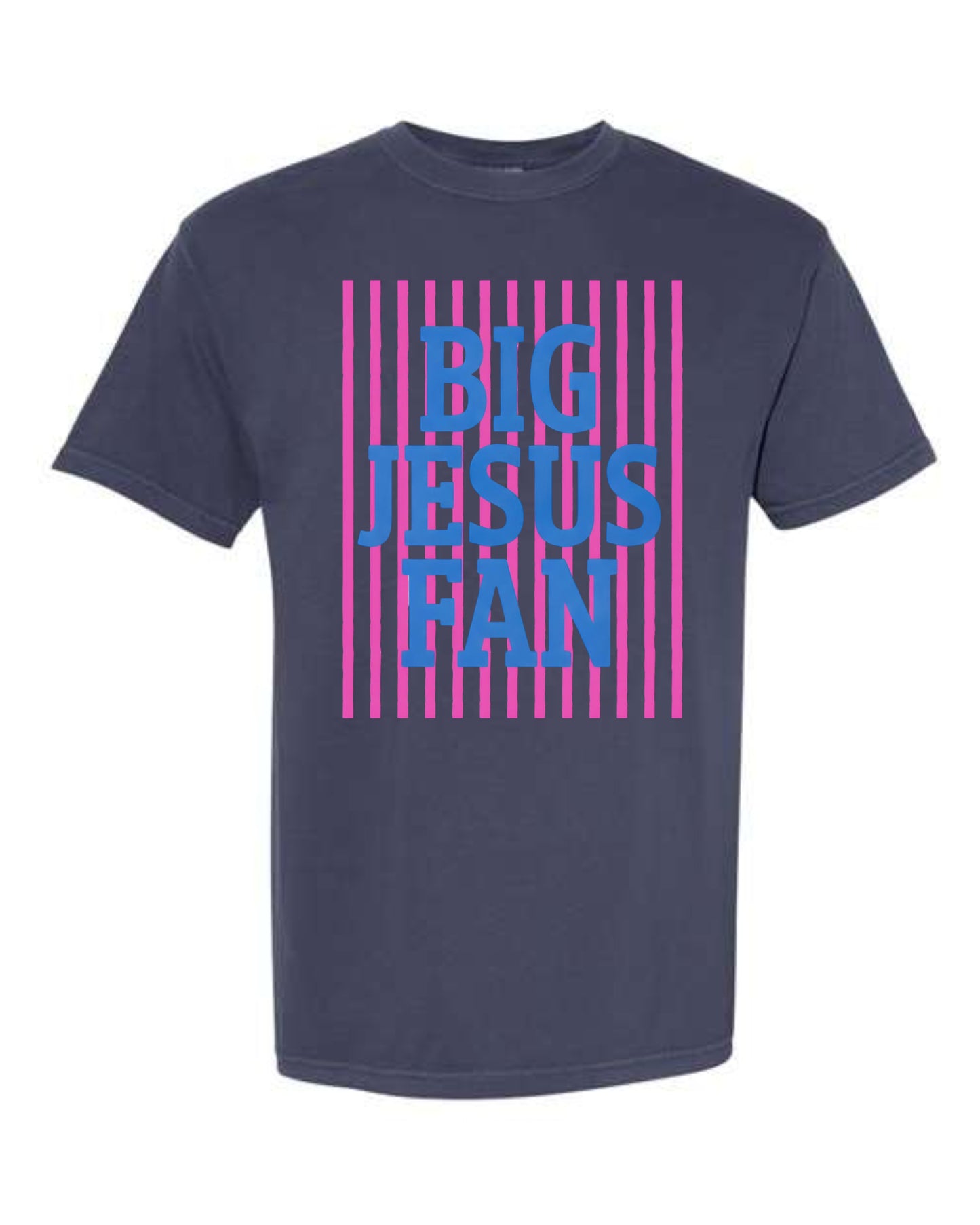 Big Jesus Fan Graphic Tee Shirt | Faith-Based Apparel
