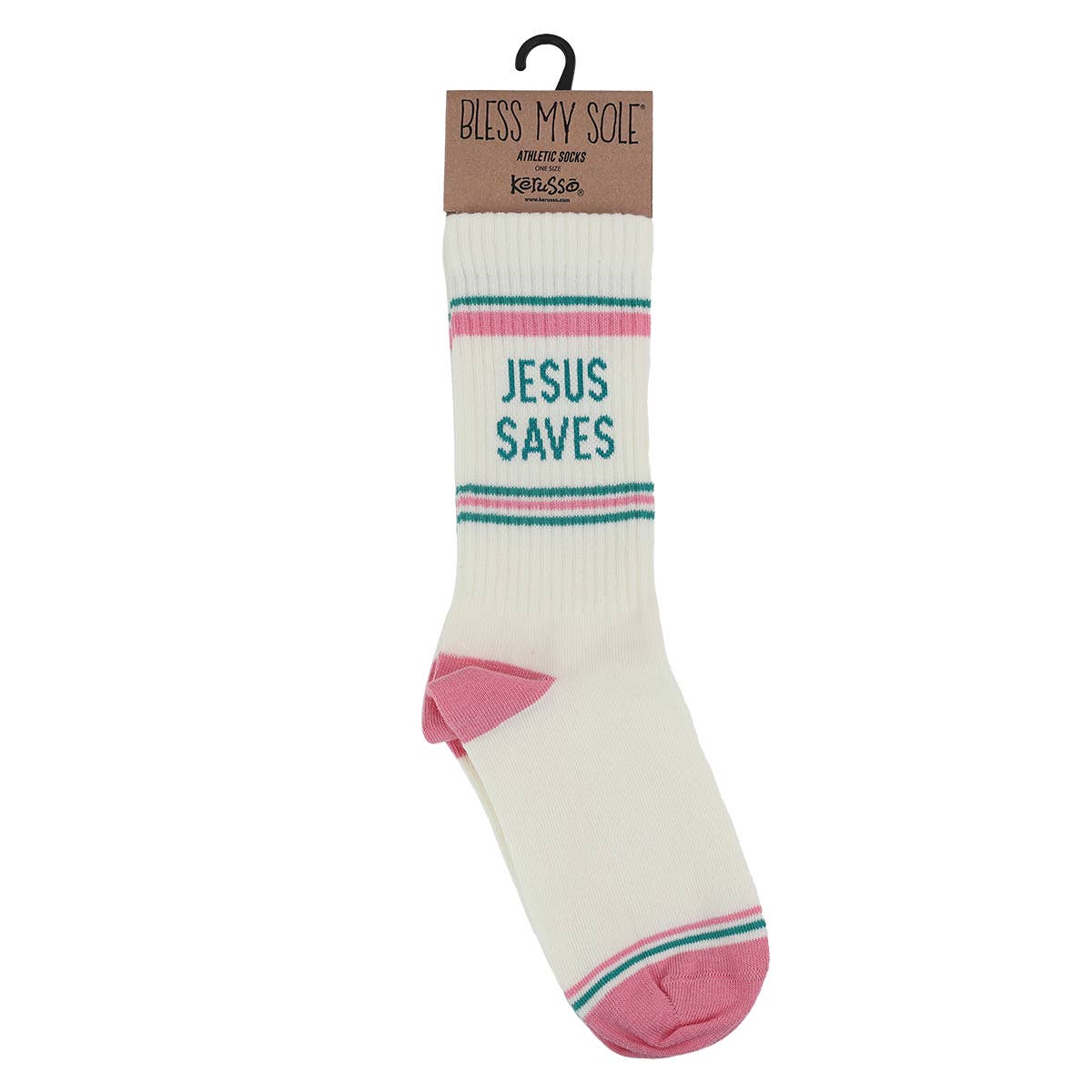 Kerusso Athletic Socks Jesus Saves