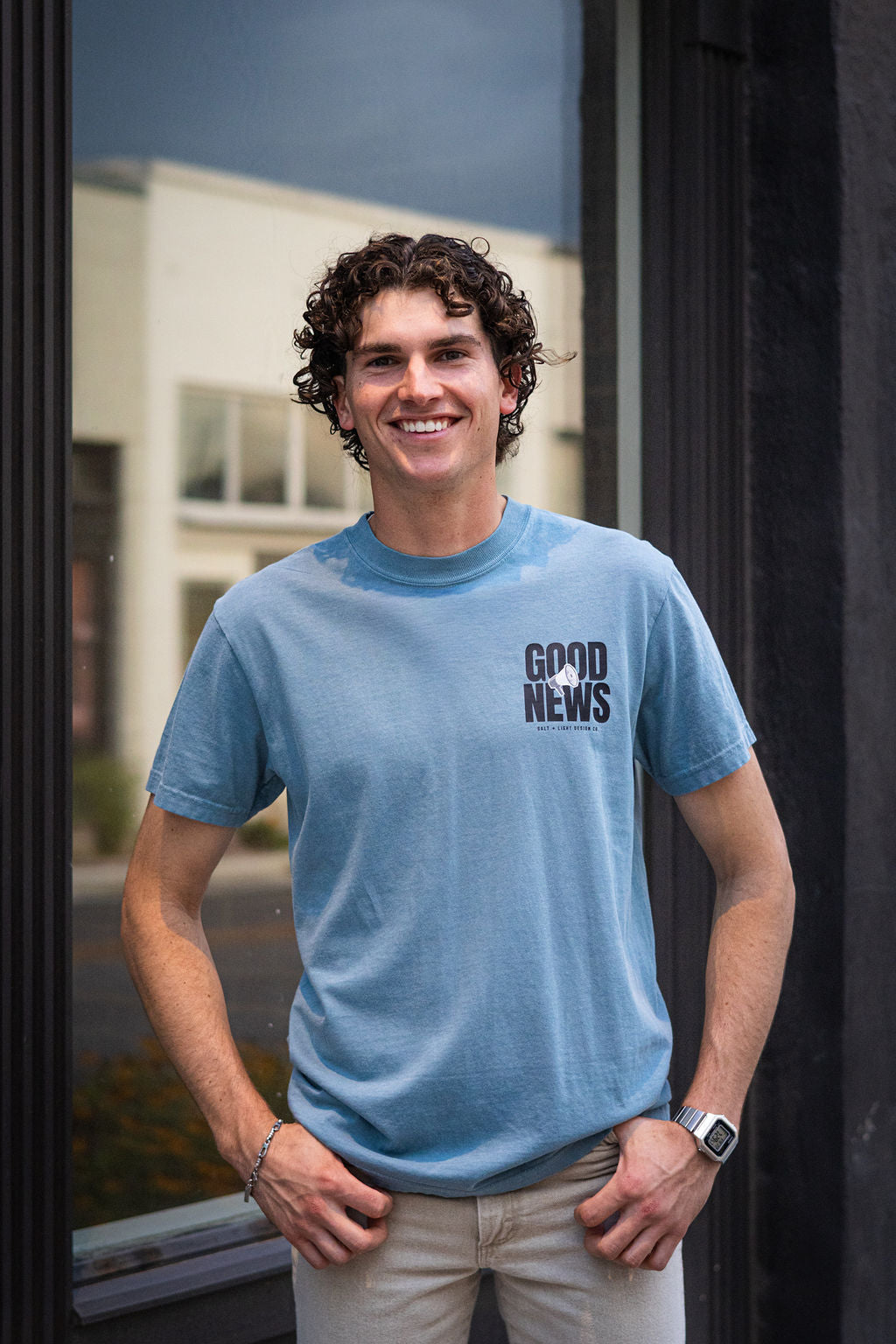 Good News Graphic Tee Shirt | Faith-Based Apparel