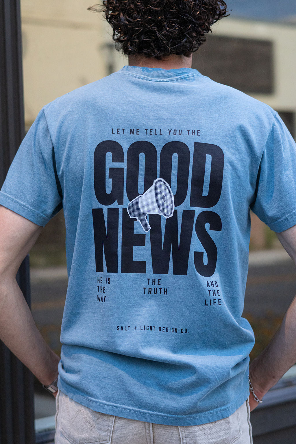 Good News Graphic Tee Shirt | Faith-Based Apparel