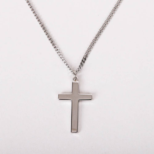 Necklace Cross - Sterling Silver - 20"