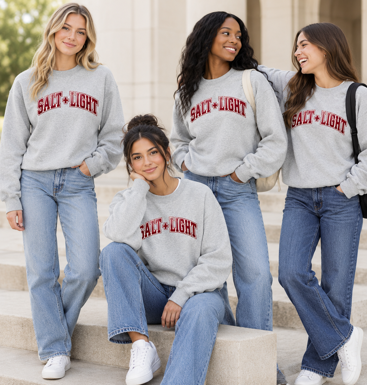 Salt + Light Mockneck Sweatshirt