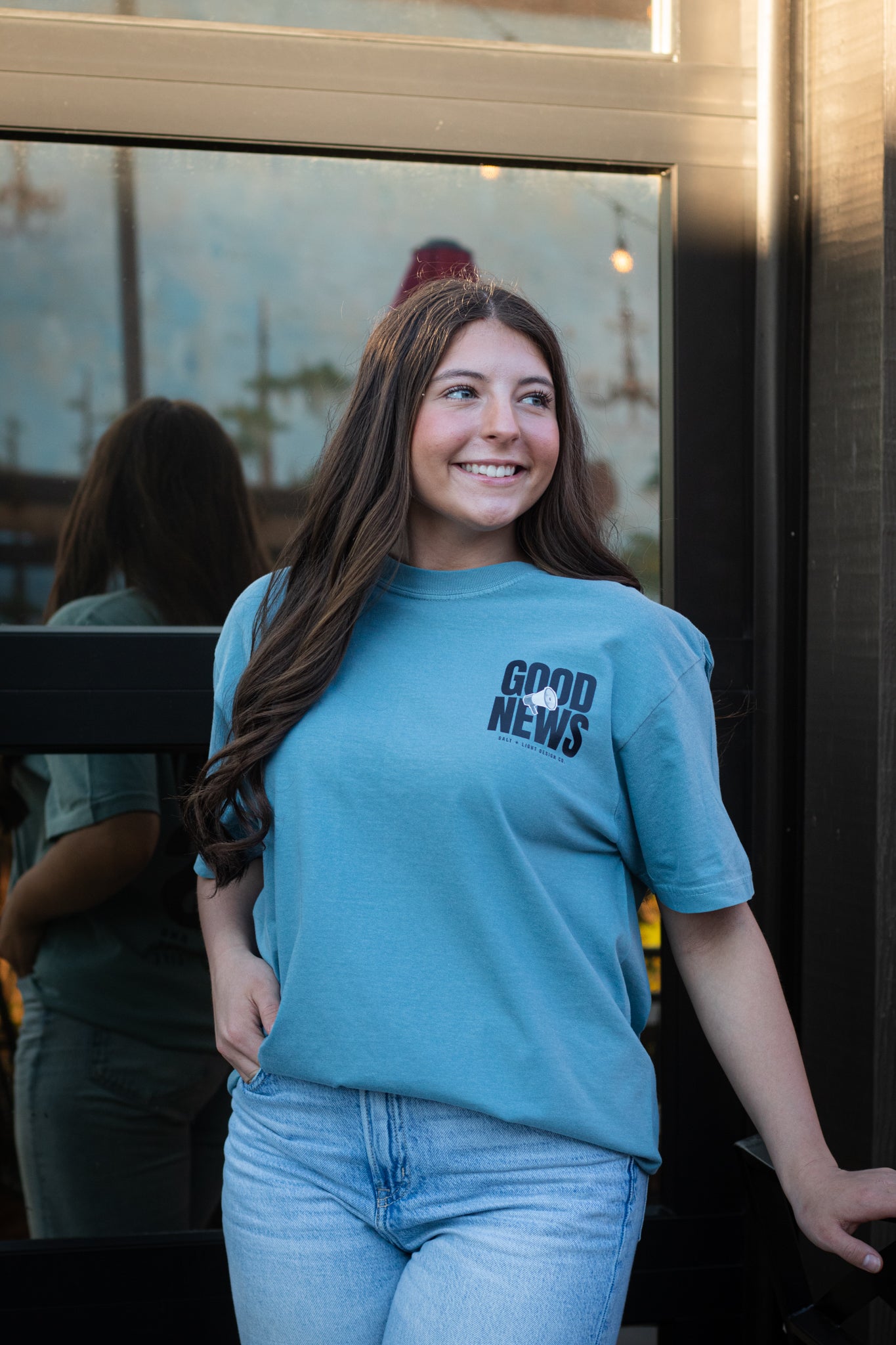 Good News Graphic Tee Shirt | Faith-Based Apparel