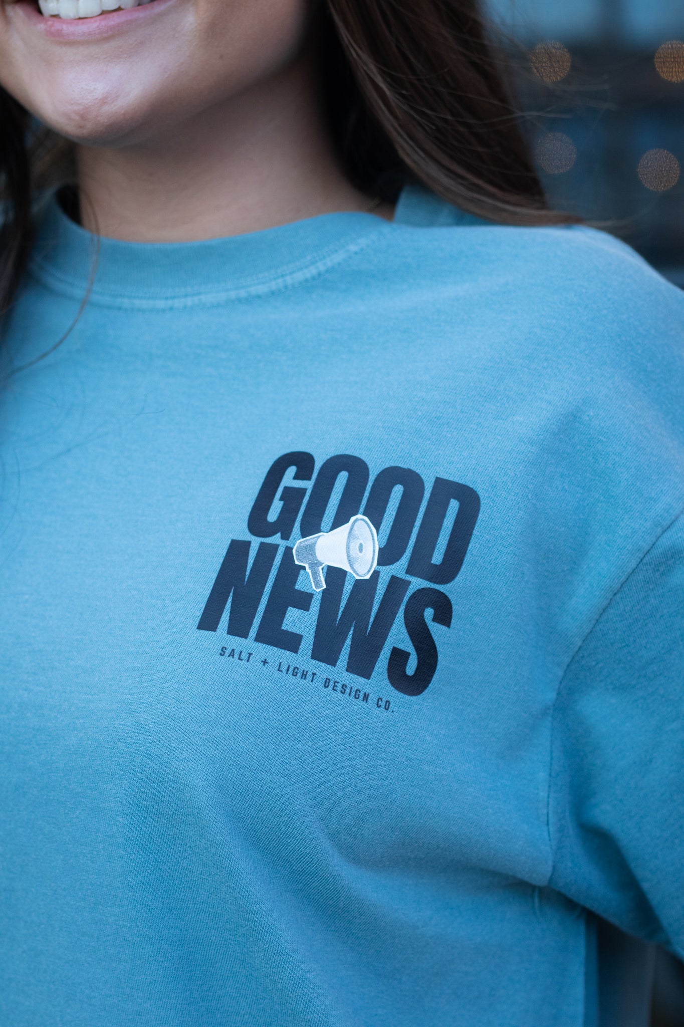 Good News Graphic Tee Shirt | Faith-Based Apparel