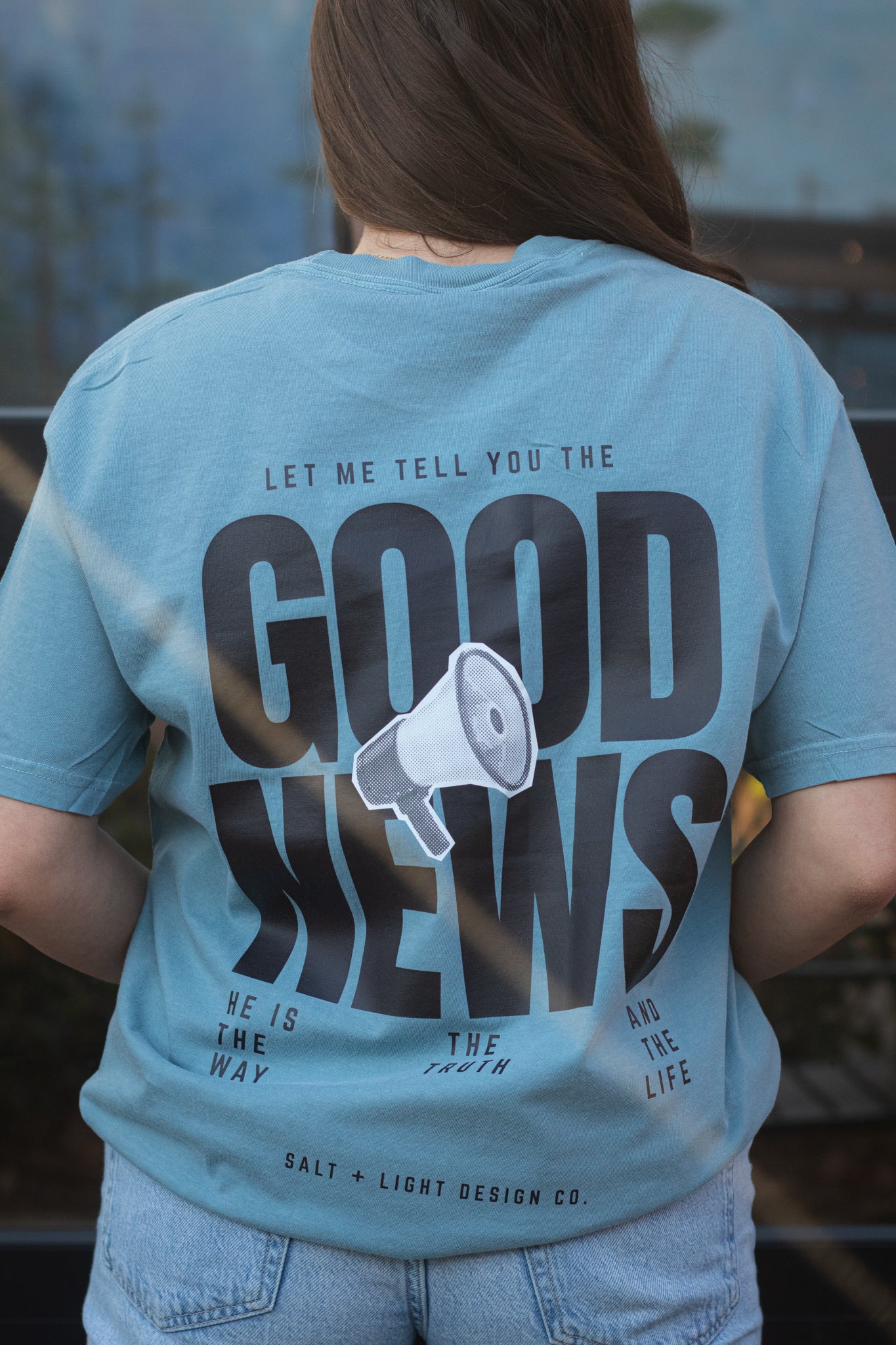 Good News Graphic Tee Shirt | Faith-Based Apparel
