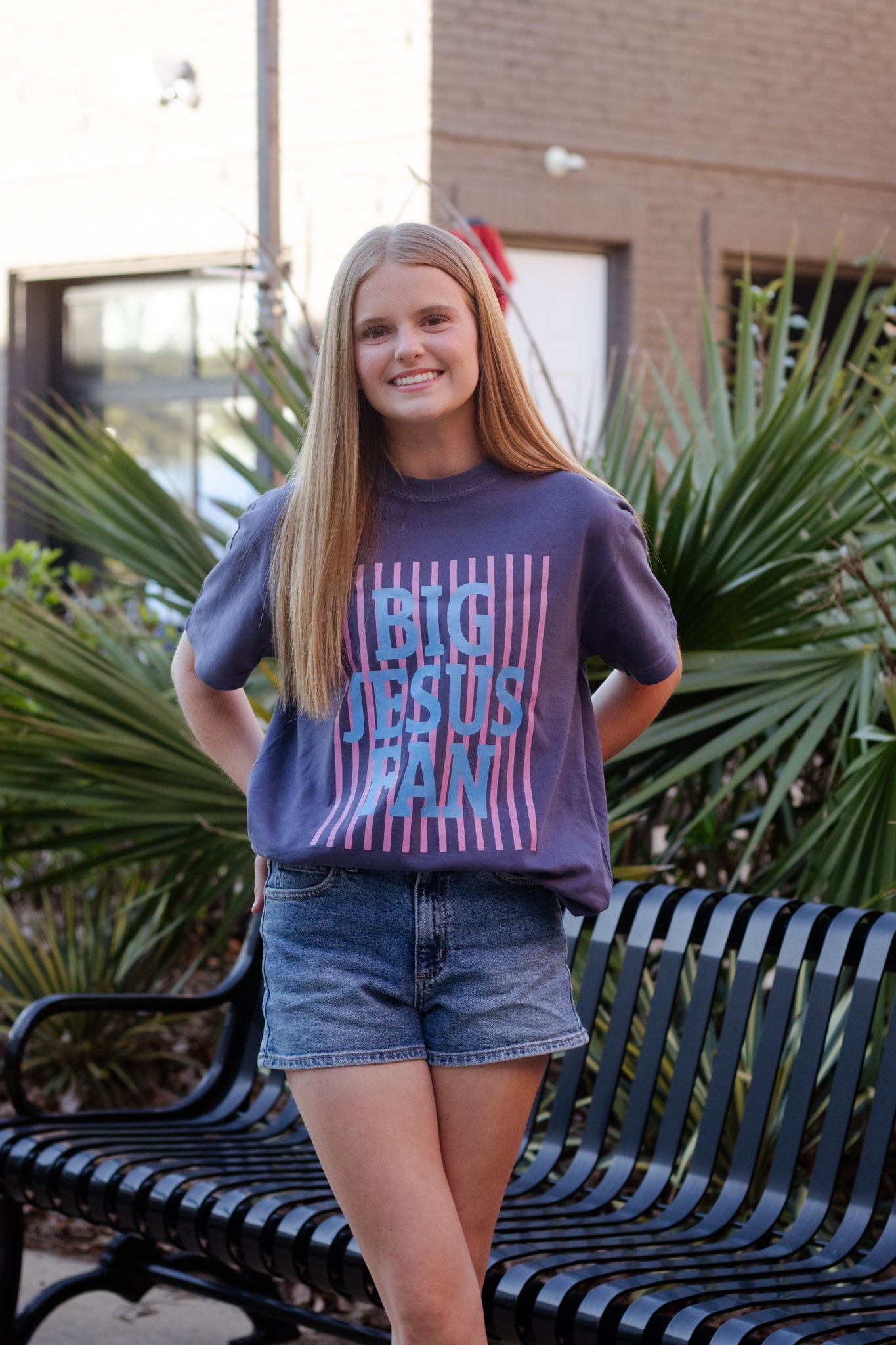 Big Jesus Fan Graphic Tee Shirt | Faith-Based Apparel