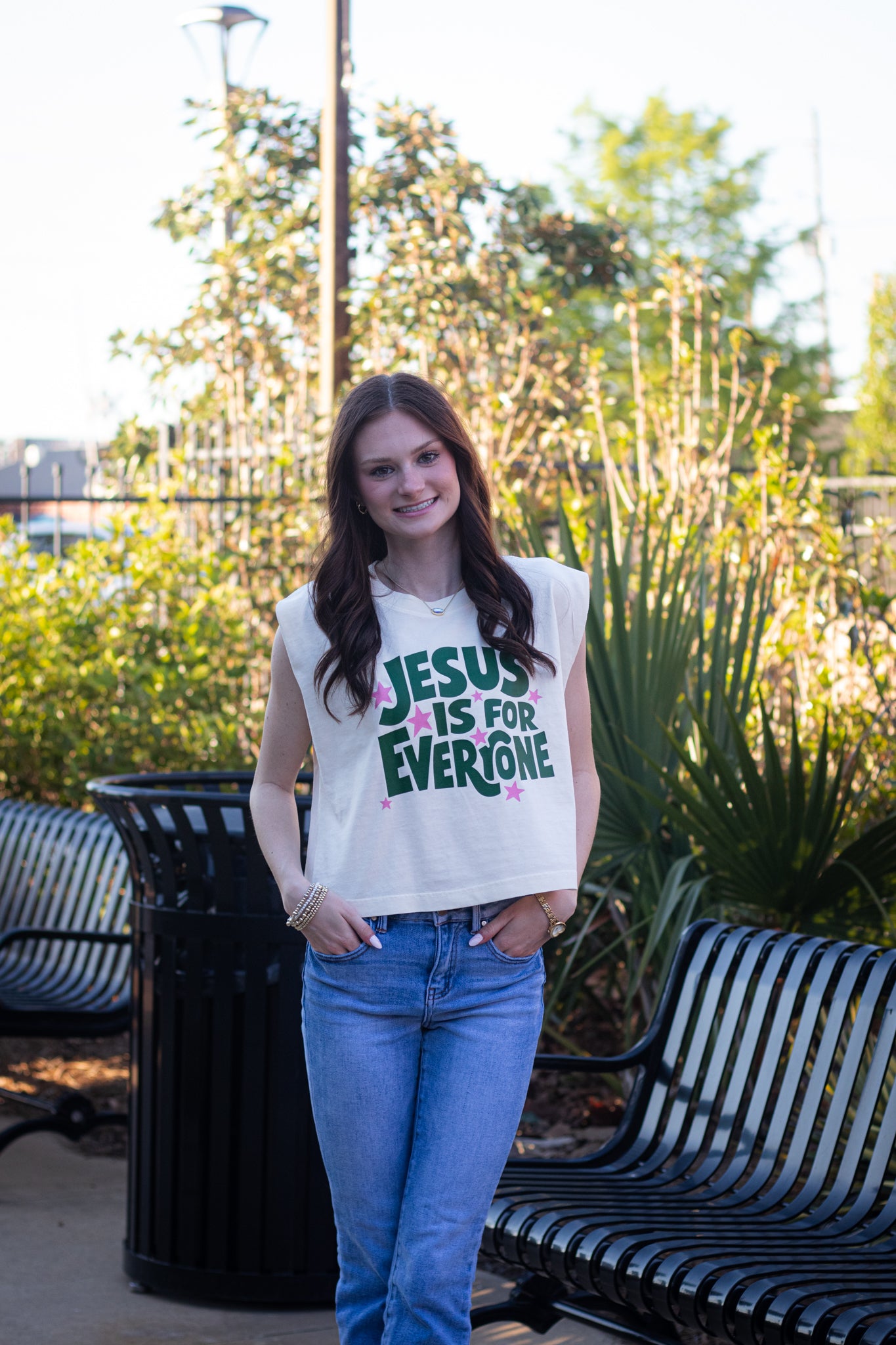 Jesus Is for Everyone Graphic Tank | Faith-Based Apparel