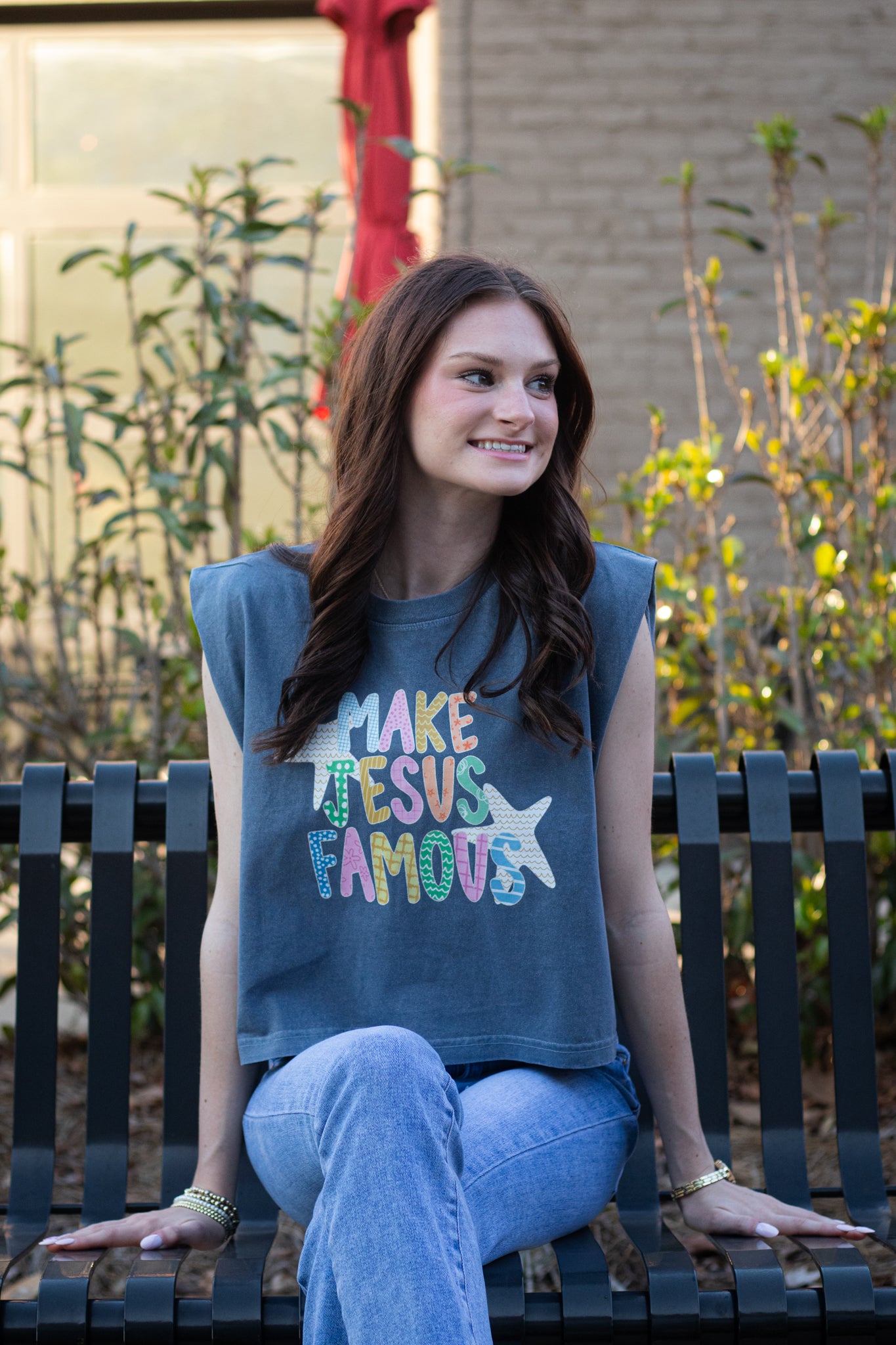 Make Jesus Famous Graphic Tank | Faith-Based Apparel