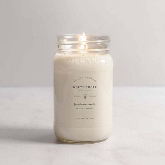 North Shore - Soy Wax Mason Jar Candle